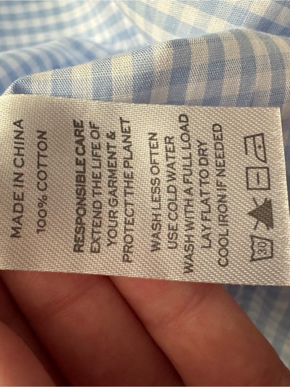Hill House Home The Louisa Nap Dress Hydrangea Gingham Size Large L Like New - Picture 8 of 8